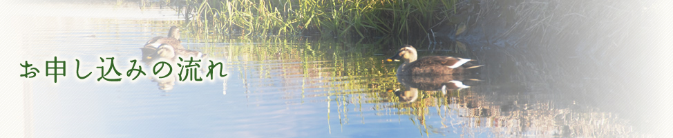お申し込みの流れ